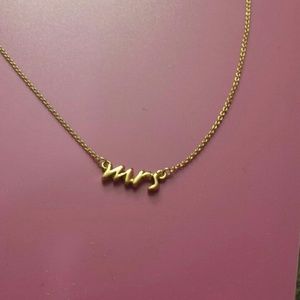 Kate Spade Mrs Necklace